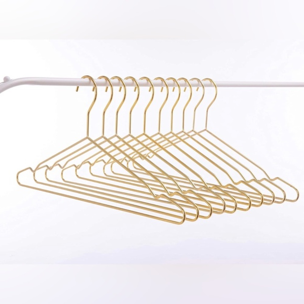 Gold Metal Hangers